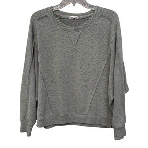Sweet Romeo Gray Dolman Sleeve Pullover Sweater XS